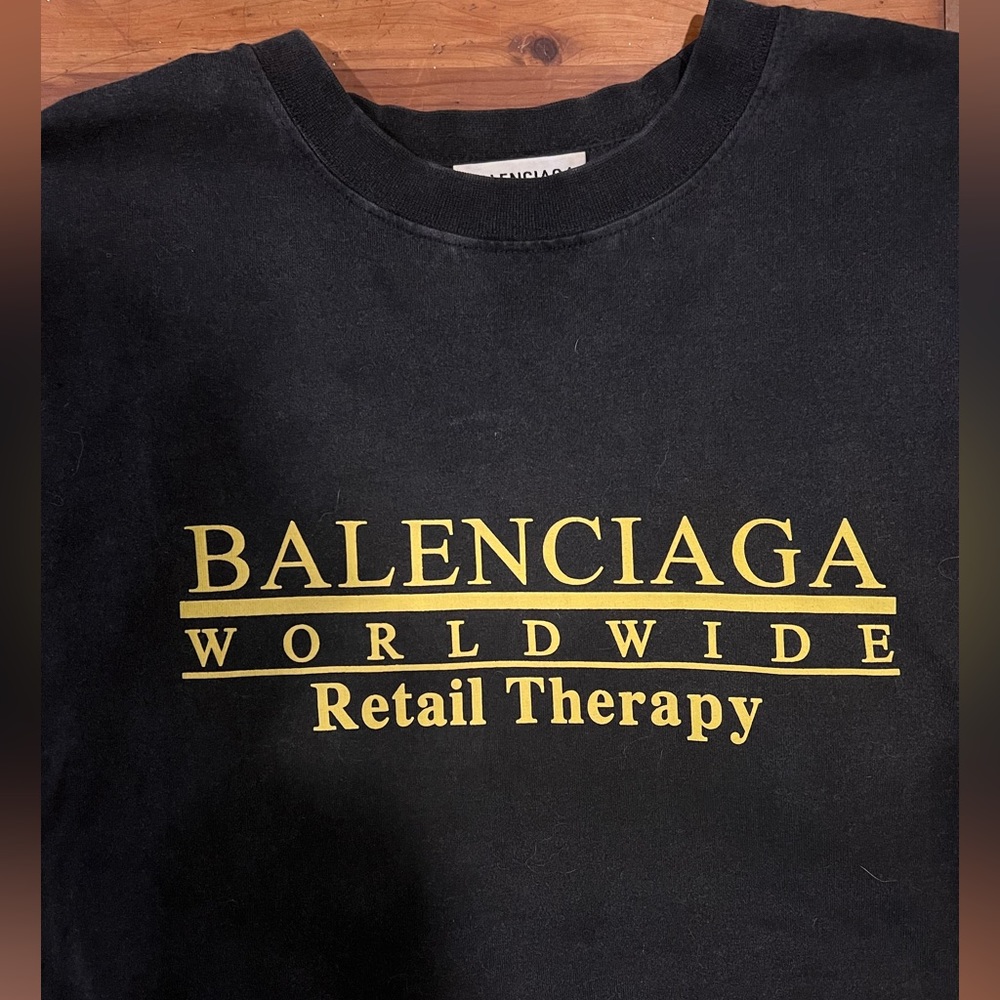 Balenciaga Worldwide Retail Therapy Crewneck